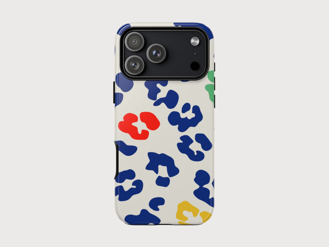 Leopard Skin Phone Case — Dual Layer Protective iPhone Cover