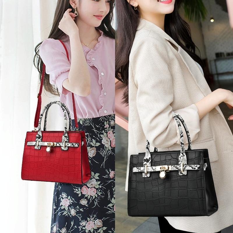 2 In 1 Large Capacity Stone Pattern Bags - Green