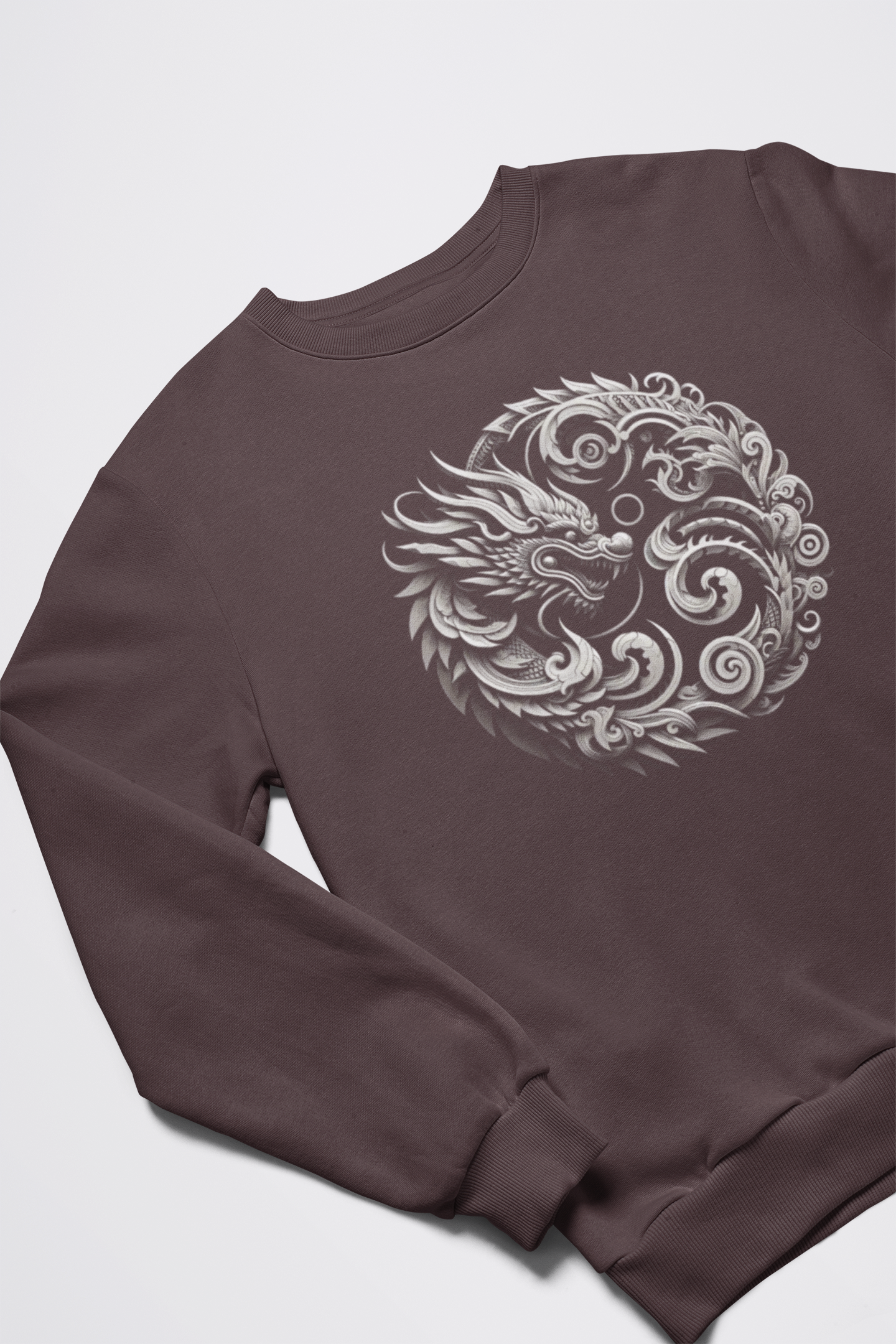 Ornate Dragon Circle Unisex Sweatshirt