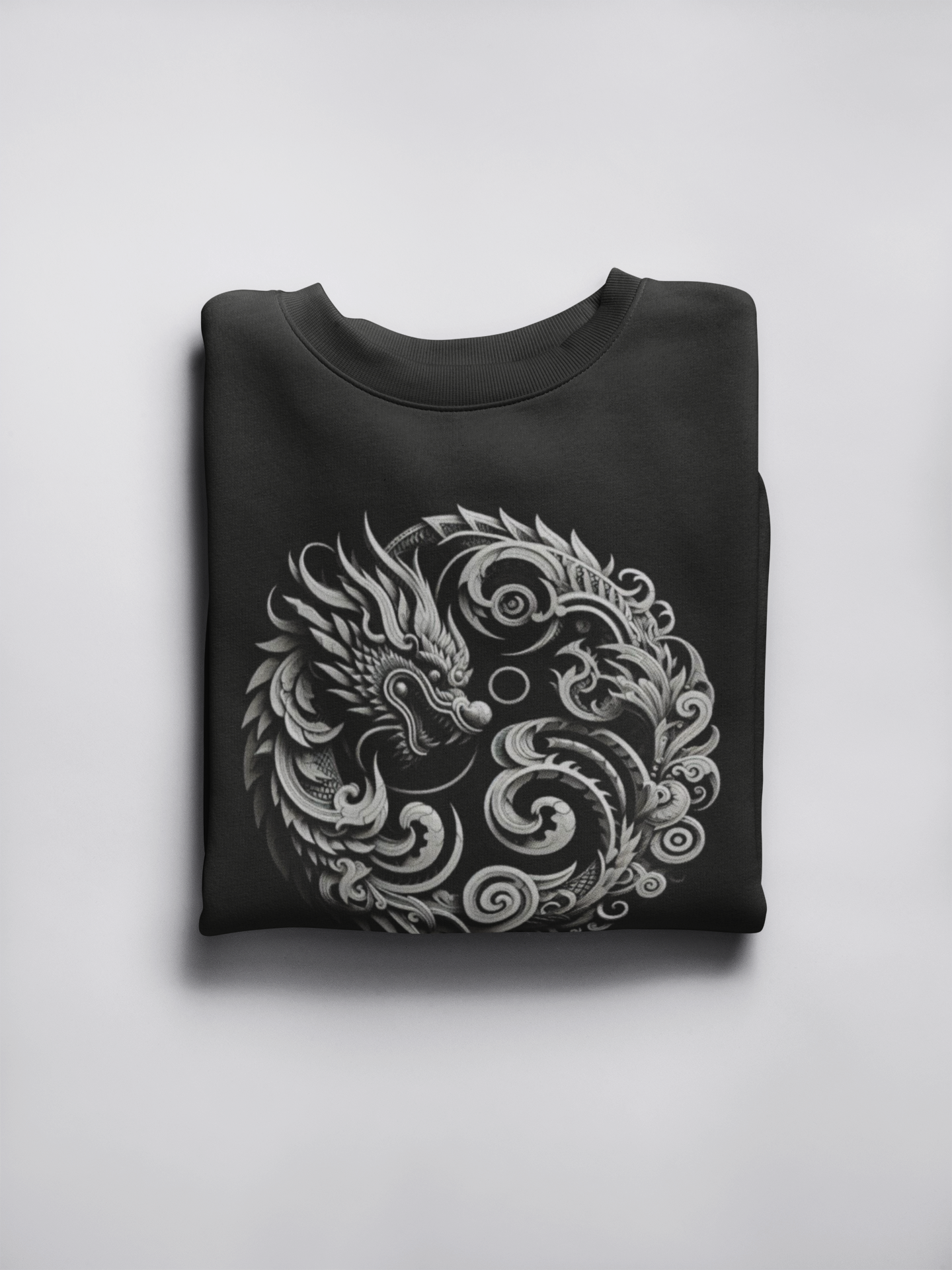 Ornate Dragon Circle Unisex Sweatshirt